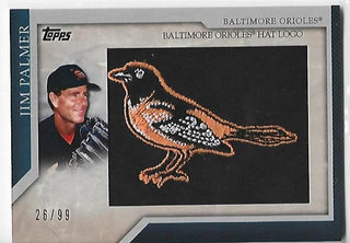 Jim Palmer 2010 Topps #MHR-68 (26/99) Hat Logo Card