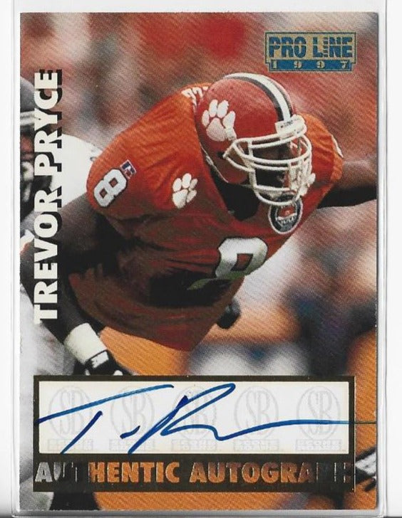 Trevor Pryce 1997 Score Board Autograph Card