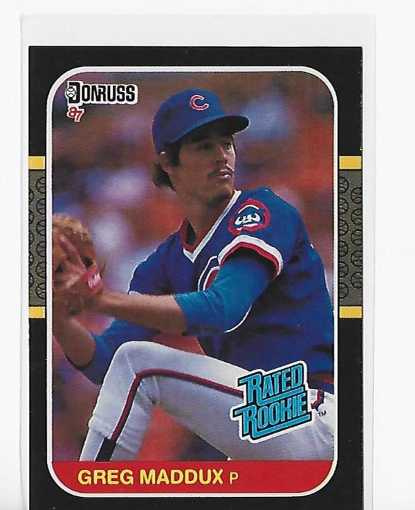 Greg Maddux 1987 Donruss #36 Rated Rookie Card