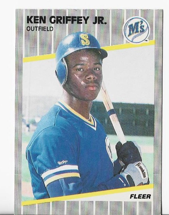 Ken Griffey Jr. 1989 Fleer #548 Card