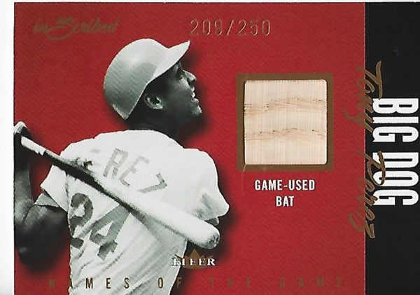 Tony Perez 2004 Fleer Game-Used Big Dog Bat Card #209/250