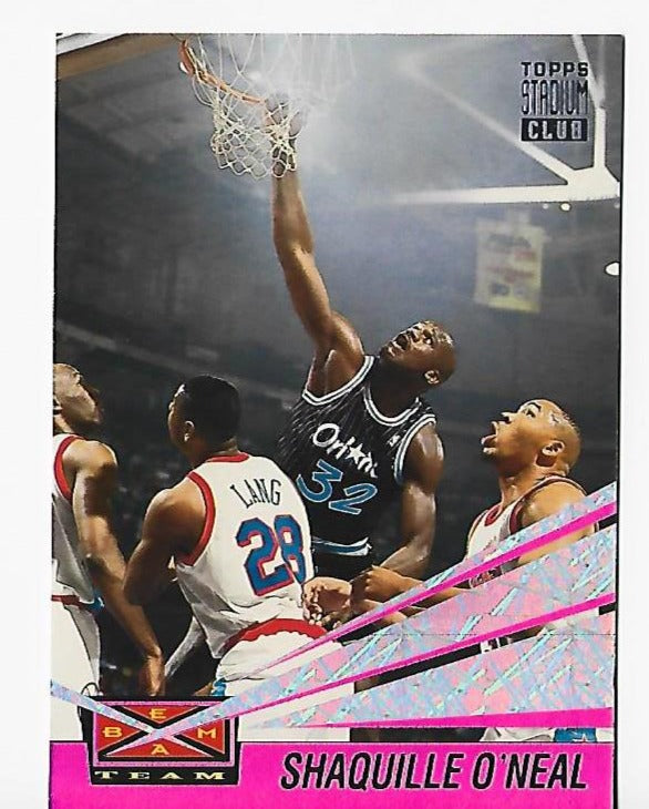 Shaquille O'Neal 1993-1994 Topps Stadium Club Card