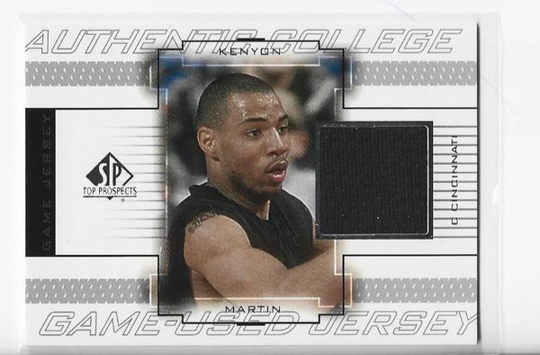 Kenyon Martin 2000 Upper Deck SP #KM-J Game Jersey Card