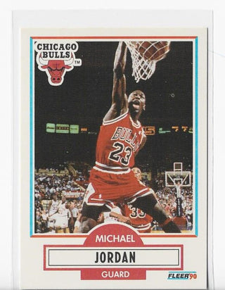 Michael Jordan 1990 Fleer #26 Card