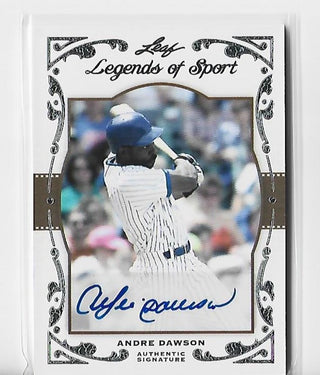 Andre Dawson 2011 Leaf Legends Of Sport #BA-5 (10/10) Autograph Card