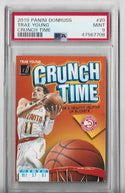 Trae Young 2019-20 Panini Donruss #20 Grade 9 Crunch Time Card