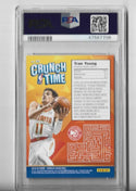 Trae Young 2019-20 Panini Donruss #20 Grade 9 Crunch Time Card