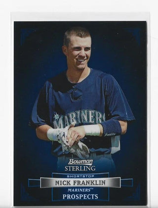 Nick Franklin 2012 Bowman Sterling Prospects Refractor Rookie Card