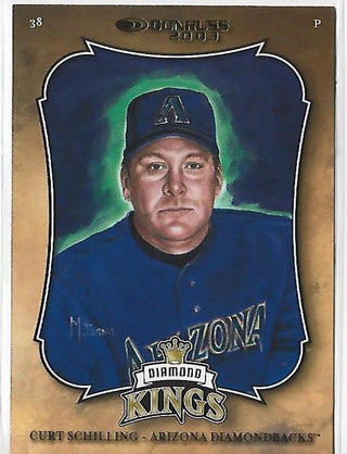 Curt Schilling 2003 Donruss Diamond Kings #DK-19 (0367/2500) Card