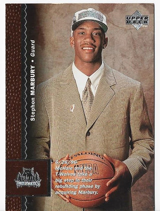 Stephon Marbury 1996 Upper Deck #74 Rookie Card