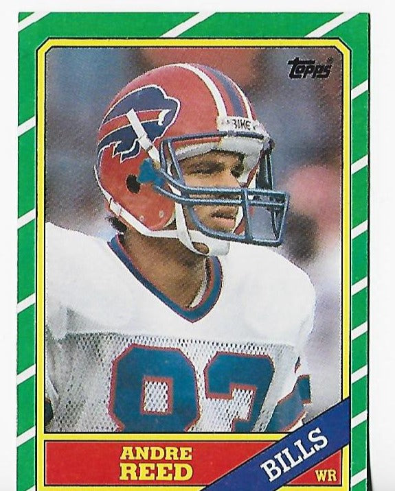 Andre Reed 1986 Topps #388 Rookie Card