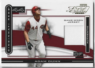 Adam Dunn 2003 Playoff Piece Of The Game #POG-2 Game-Worn Jersey