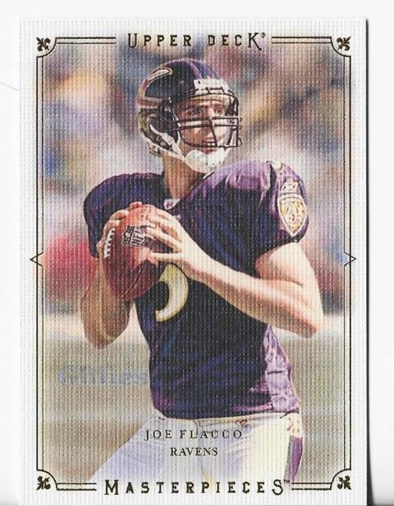 Joe Flacco 2008 Upper Deck Masterpieces #32 Rookie Card