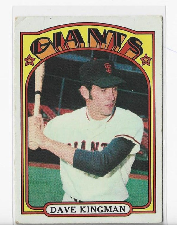 Dave Kingman 1972 Topps #147 Rookie Card