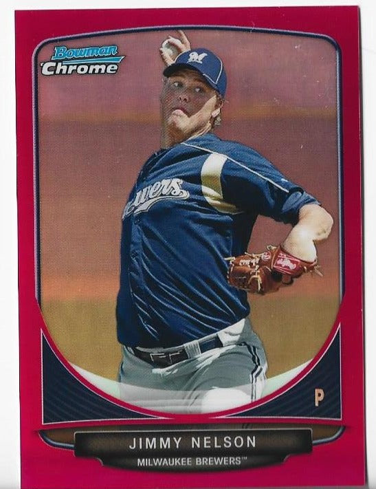 Jimmy Nelson 2013 Bowman Chrome #BCP140 (13/35) Card