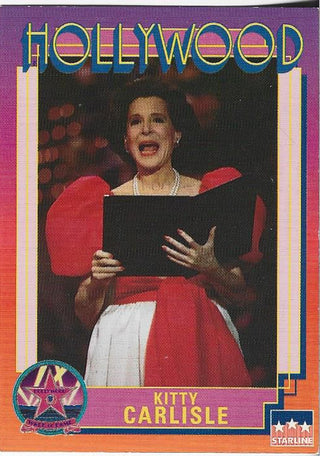 Kitty Carlisle 1991 Starline Hollywood Autographed Card #155