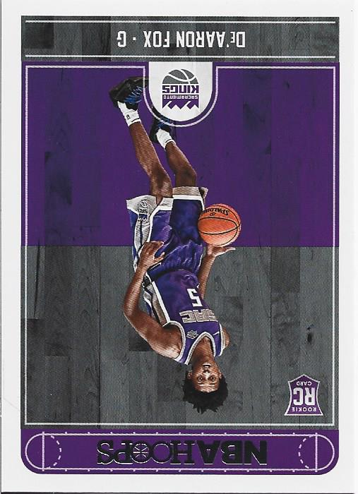 De'Aaron Fox 2017 Panini NBA Hoops Rookie Card #255