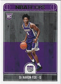 De'Aaron Fox 2017 Panini NBA Hoops Rookie Card #255