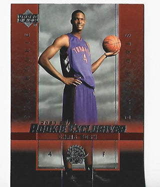 Chris Bosh 2003-2004 Upper Deck #4 Rookie Exclusives Rookie Card