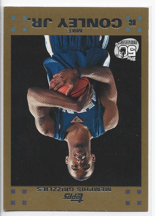 Mike Conley 2007 Topps Rookie Card 1637/2007