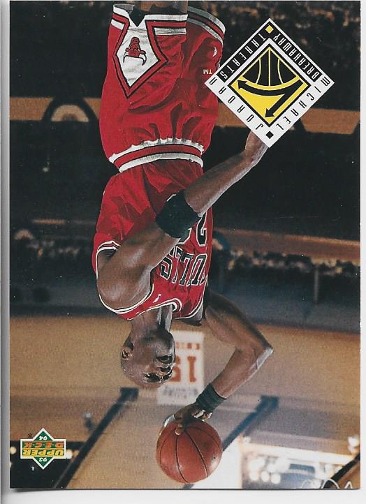 Michael Jordan 1993 Upper Deck Breakaway Threats Card