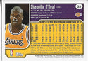 Shaquille O'Neal 1999 Topps Card #23