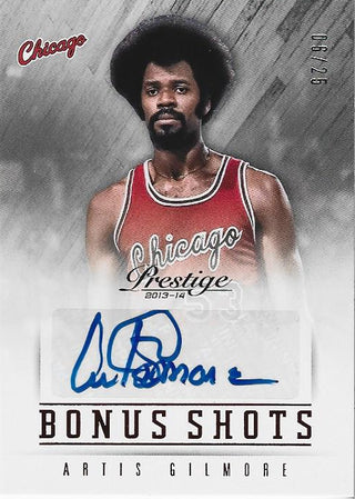 Artis Gilmore 2013 Panini Prestige Autographed Card 6/25 #59