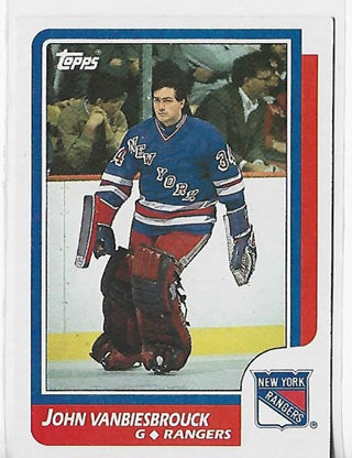 John Vanbiesbrouck 1986 Topps #9 Rookie Card