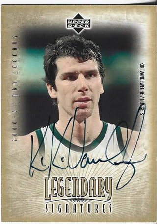 Kiki Vandeweghe 2001 Upper Deck Legendary Signatures Autographed Card