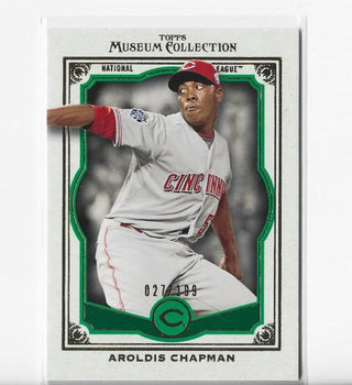 Aroldis Chapman 2013 Topps #67 (27/199) Museum Card