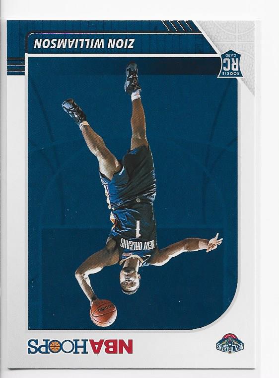 Zion Williamson 2019 NBA Hoops Rookie Card