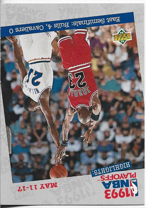 Michael Jordan 1993 Upper Deck Card #187