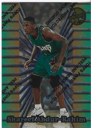 Shareef Abdur Rahim 1997 Topps Card