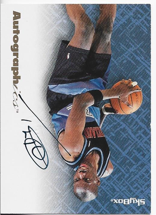 Tyrone Hill 1996 Skybox Card