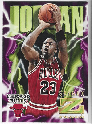 Michael Jordan 1996 Volcanic Skybox Card