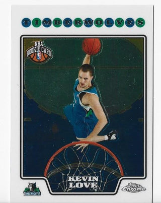 Kevin Love 2008-2009 Topps #185 Chrome Rookie Card