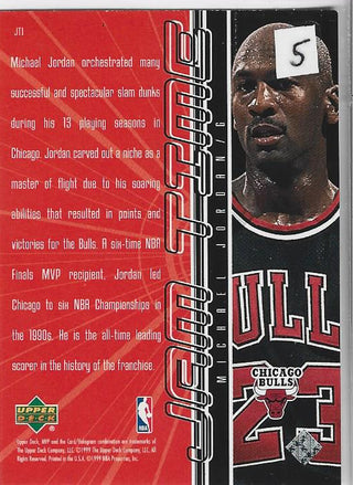 Michael Jordan 1999 Upper Deck Jam Time #JT1 Card