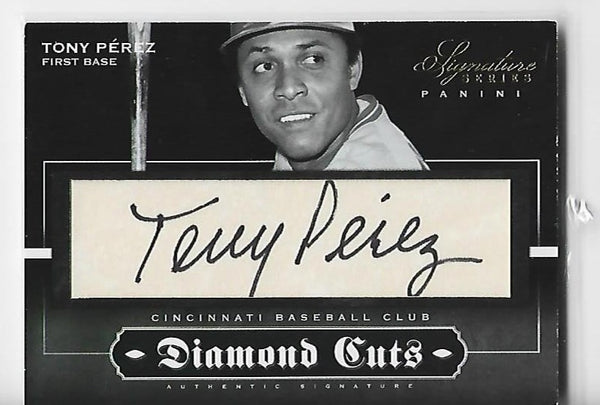 Tony Perez 2012 Panini Signature Series #72 (08/25) Autograph Card