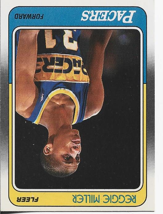 Reggie Miller 1988 Fleer Card