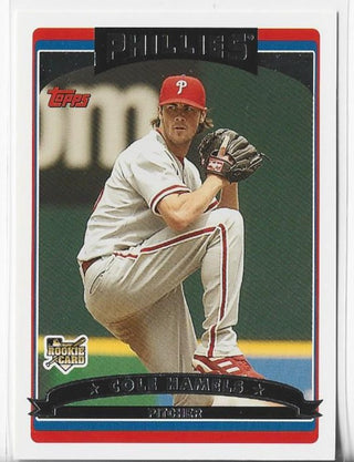 Cole Hamels 2006 Topps #UH145 Rookie Card