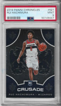 Rui Hachimura 2019 Panini Chronicles Crusade Rookie Card (PSA MINT 9) #521