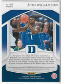 Zion Williamson 2019 Prizm Draft Picks All American Rookie Card