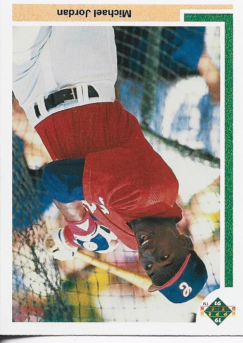 Michael Jordan 1990 Upper Deck Baseball Card