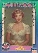 Jane Powell 1991 Starline Hollywood Autographed Card #165