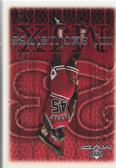 Michael Jordan 1999 MVP Upper Deck Card