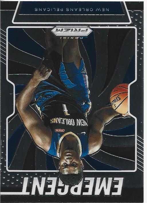 Zion Williamson 2019 Panini Prizm Emergent Rookie Card #7