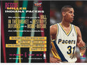 Reggie Miller 1993 Topps Stadium Club Card