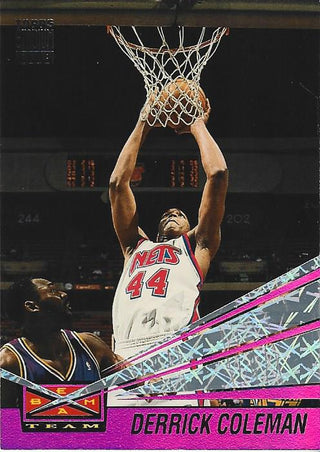 Derrick Coleman 1993 Topps Stadium Club Card