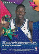 Kevin Garnett 1996 Skybox Card