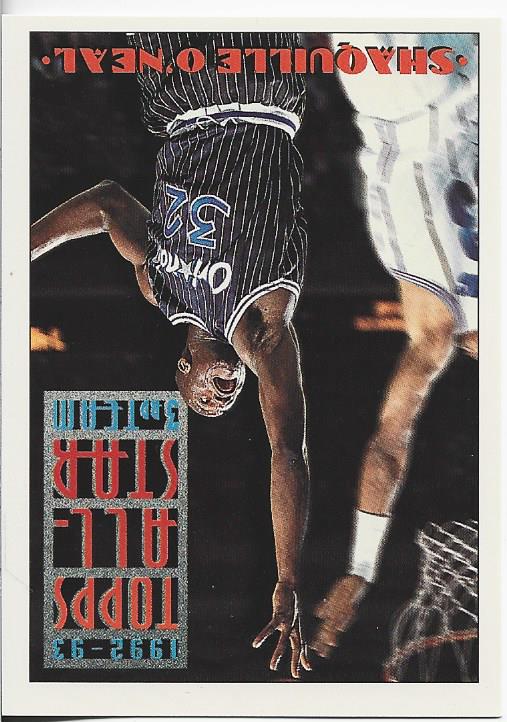 Shaquille O'Neal 1993 Topps Card #134